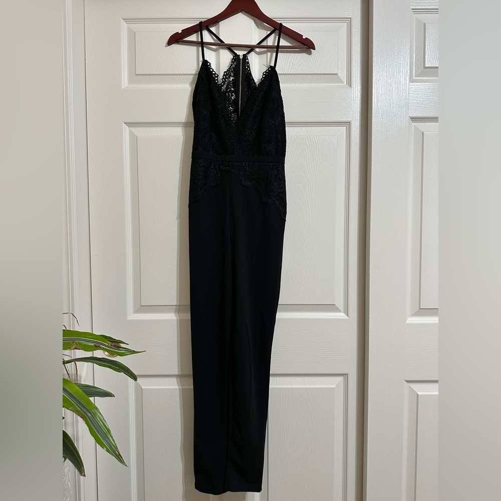 Black Dressy Lace jumpsuit